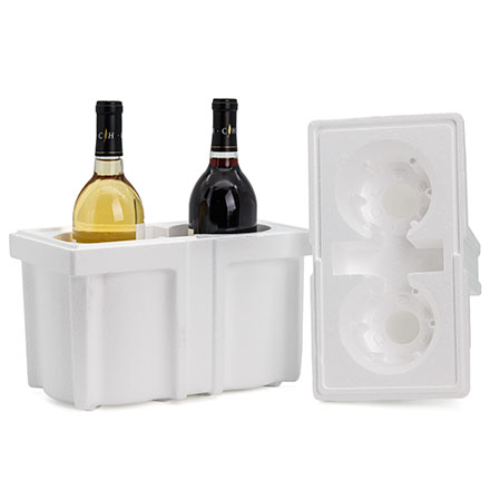 2 Bottle Foam Wine Shipper - 750ml