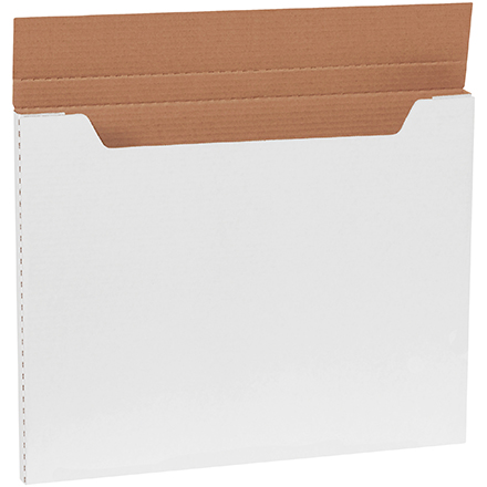 20 x 16 x 1" White Jumbo Fold-Over Mailers