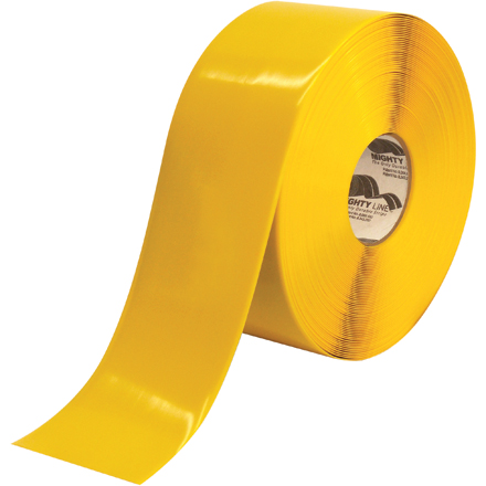 4" x 100' Yellow Mighty Line<span class='tm'>™</span> Deluxe Safety Tape